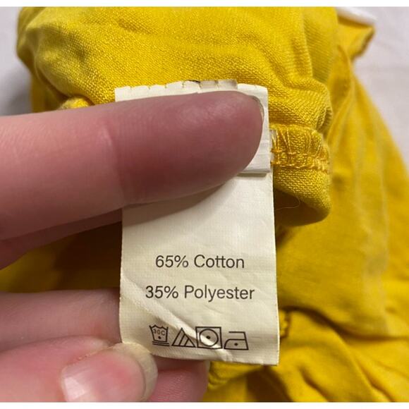 Bright Yellow Button-Front Skirt SHEIN Kids 100 (3–4 Years) - Picture 5 of 6